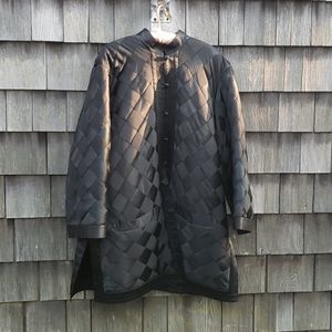 Silk Asian style 34 length Jacket